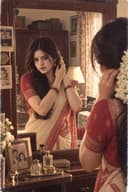 80s Indian Saree Mirror Portrait